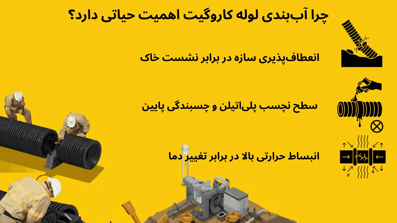 اینفوگرافیک لوله کاروگیت